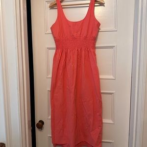 Pomander Place Pink Sundress Sleeveless Scoop Neck Midi